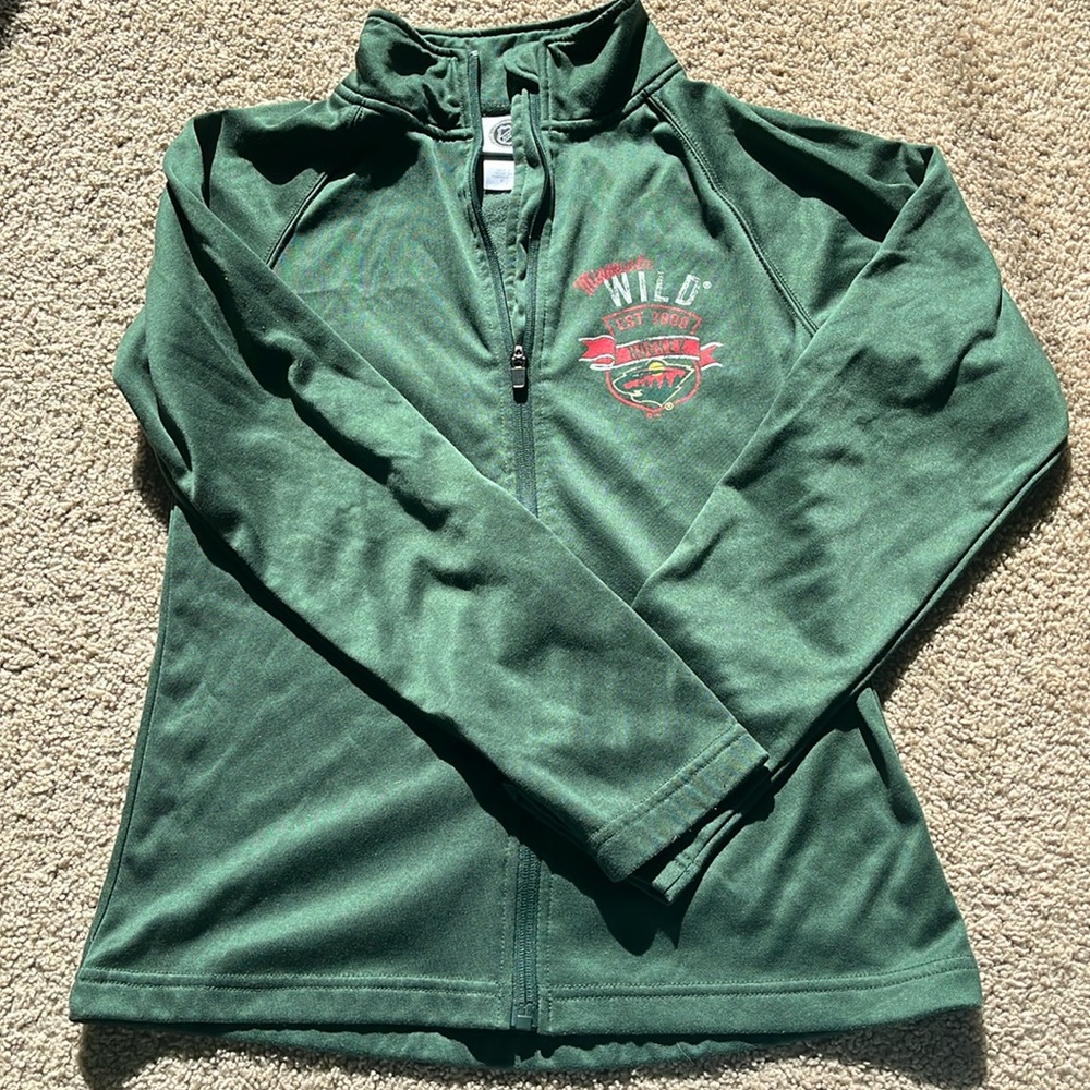 Minnesota Wild Zip Up Sweater